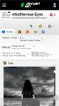 Mobile Screenshot of mischievous-eyes.deviantart.com