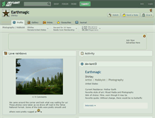 Tablet Screenshot of earthmagic.deviantart.com