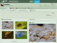 Tablet Screenshot of andabata.deviantart.com