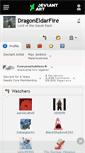Mobile Screenshot of dragoneldarfire.deviantart.com