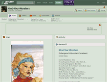 Tablet Screenshot of mind-your-monsters.deviantart.com