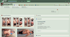 Desktop Screenshot of earthdragon888.deviantart.com