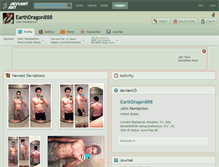 Tablet Screenshot of earthdragon888.deviantart.com