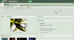 Desktop Screenshot of djsphyx.deviantart.com