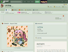 Tablet Screenshot of loli-king.deviantart.com