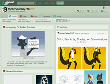 Tablet Screenshot of mysteryfanboy718.deviantart.com