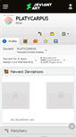 Mobile Screenshot of platycarpus.deviantart.com