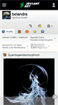 Mobile Screenshot of belandra.deviantart.com