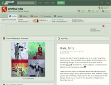 Tablet Screenshot of criminal-who.deviantart.com