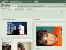 Tablet Screenshot of boshek.deviantart.com