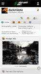 Mobile Screenshot of duckmiesta.deviantart.com
