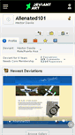Mobile Screenshot of alienated101.deviantart.com