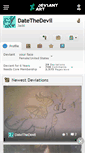 Mobile Screenshot of datethedevil.deviantart.com