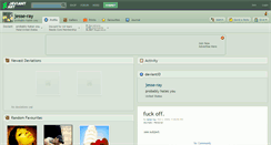 Desktop Screenshot of jesse-ray.deviantart.com