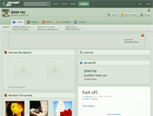 Tablet Screenshot of jesse-ray.deviantart.com
