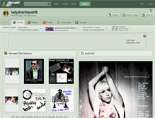 Tablet Screenshot of ladyshaniique08.deviantart.com