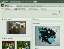 Tablet Screenshot of jakeiro.deviantart.com