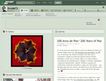Tablet Screenshot of druida73.deviantart.com