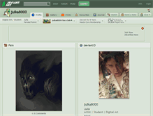Tablet Screenshot of julka8000.deviantart.com