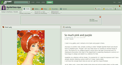 Desktop Screenshot of mysterious-aya.deviantart.com
