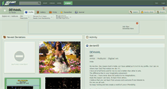 Desktop Screenshot of dev666il.deviantart.com