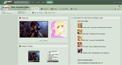 Desktop Screenshot of four-swords-club.deviantart.com