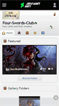 Mobile Screenshot of four-swords-club.deviantart.com