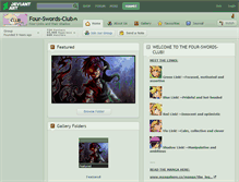 Tablet Screenshot of four-swords-club.deviantart.com