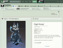 Tablet Screenshot of busubusu.deviantart.com