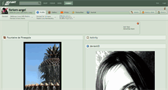 Desktop Screenshot of forlorn-angel.deviantart.com