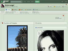 Tablet Screenshot of forlorn-angel.deviantart.com