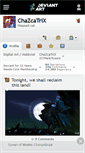 Mobile Screenshot of chazcatrix.deviantart.com