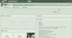 Desktop Screenshot of jaded.deviantart.com