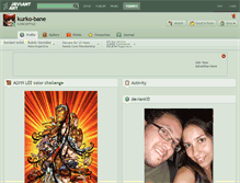 Tablet Screenshot of kurko-bane.deviantart.com