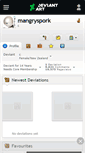 Mobile Screenshot of mangryspork.deviantart.com