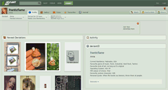 Desktop Screenshot of franticflame.deviantart.com