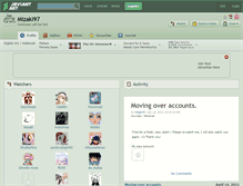 Tablet Screenshot of mizaki97.deviantart.com