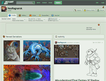 Tablet Screenshot of neoragnarok.deviantart.com