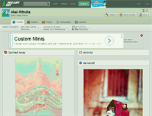 Tablet Screenshot of akai-ritsuka.deviantart.com