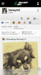 Mobile Screenshot of honeymil.deviantart.com