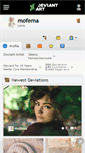 Mobile Screenshot of mofema.deviantart.com