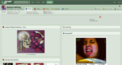 Desktop Screenshot of deeplycrashing.deviantart.com