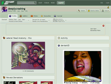 Tablet Screenshot of deeplycrashing.deviantart.com