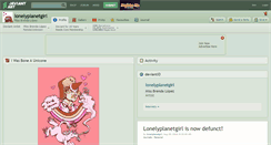 Desktop Screenshot of lonelyplanetgirl.deviantart.com