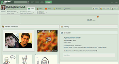 Desktop Screenshot of mythbusters-fanclub.deviantart.com
