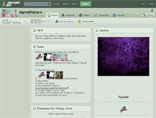 Tablet Screenshot of marvelhorse.deviantart.com
