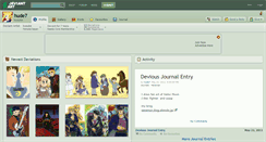 Desktop Screenshot of hude7.deviantart.com