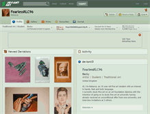 Tablet Screenshot of fearlessrlc96.deviantart.com