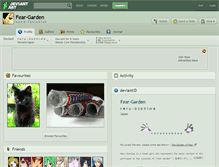 Tablet Screenshot of fear-garden.deviantart.com