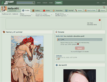 Tablet Screenshot of mella-m91.deviantart.com